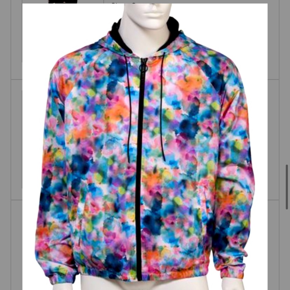 Watercolor Bomber Jacket